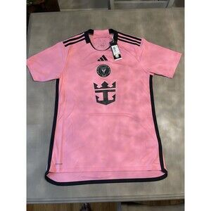 NEW ADIDAS $130 LIONEL MESSI JERSEY SHIRT MIAMI PINK HOME ADULT MENS MEDIUM